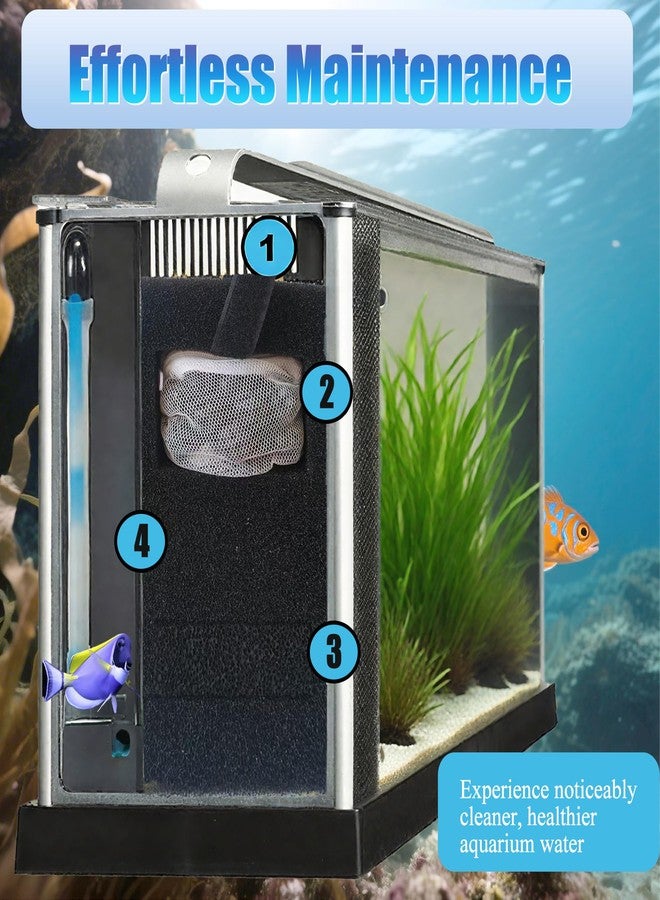 PurifyLogix Upgraded Aquarium Filter Media Kits for Fluval SPEC 3/5 Gal, for EVO 5 Gal, for Flex 9 Gal Desktop Aquarium, A1375, Includes Carbon Filter, Foam Filters, 1 Ceramic Rings, 1 Filter Cord - Image 5